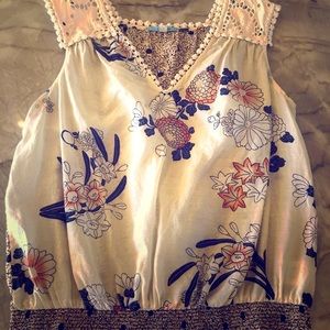Anthropologie sleeveless top